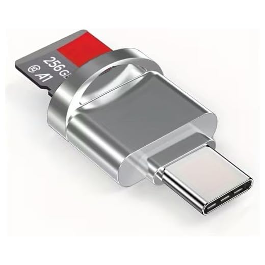Multi-Function TF and SD Card Reader - USB-C & USB Adapter - Sliver - Compatible with Laptops, MacBook, Samsung Galaxy, 15 Pro Max Series