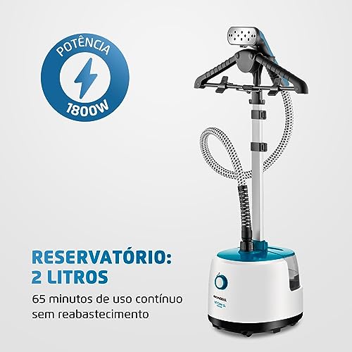 Passadeira a Vapor Vip Care, Mondial, Branco/Azul, 1800W, 220V - VP-07