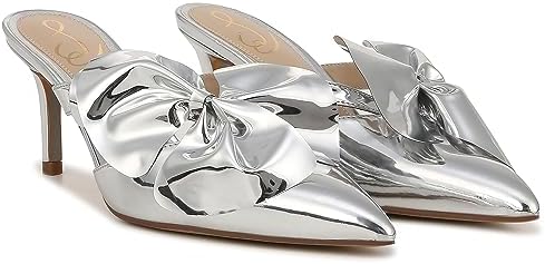 Sam Edelman Women's Veranda Mule, Soft Silver, 8 | Image 3