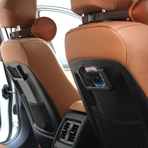 Netztasche Auto Aufbewahrungsnetz Ablagenetz Gepäcknetz für Auto Boot Universal (2 Stück)
