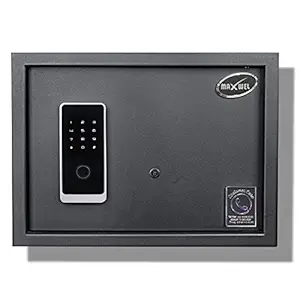 Maxwel Biometric Safe Locker (30 Litres) | Home Safe with Fingerprint Access, Passcode and Manual Keys