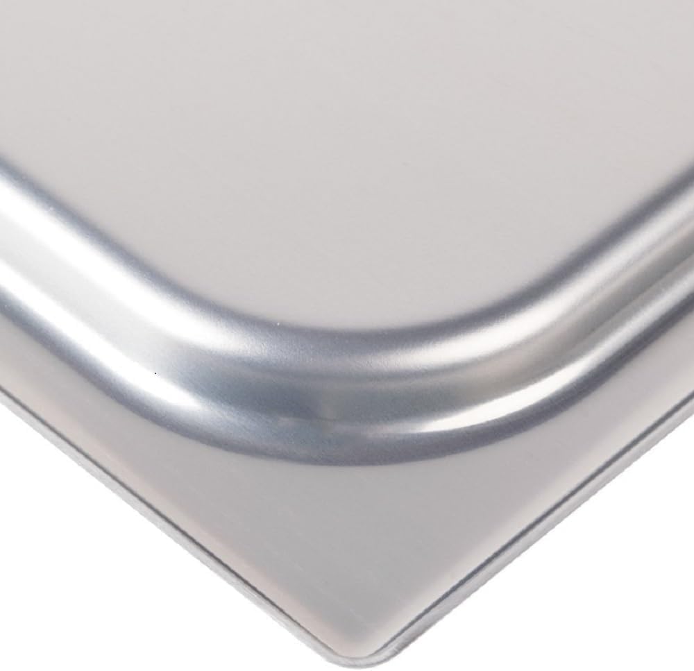 Soro Essentials- 2/3 Size Stainless Steel Solid Steam Table Pan Cover with Handle- Fits Two-Third Size Steam Table Hotel Pan Cover Commercial Food Pan Lid for Steam Food Pan Buffet Roasting