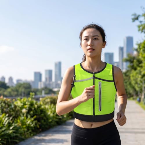 Mochila chaleco running sin rozaduras gracias a tirantes anchos ceñidos 7