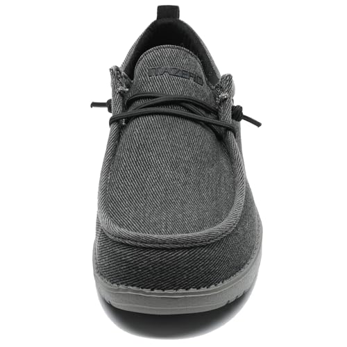 Image of Mens Wide Shoes Casual Slip On Shoes for Men - Men Loafers Wide Comfortable Boat Shoes with Arch Support