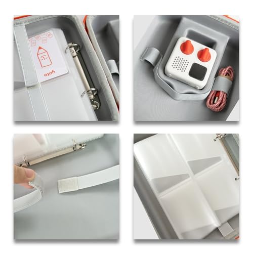 JDSZM Hard Case Compatible with Yoto Mini Audio Music Player and Yoto Headphone, Travel Storage Case Holder for 80 Yoto Cards (Orange) by JDSZM - Used condition - Image 5