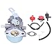 Accessoire de Jardin Carburateur Pièce de Rechange Carburateur Filtre à Carburant Tuyau Joint Ensemble 640052 pour Tecumseh HMSK80 HMSK90 8hp 9hp 10hp LH318SA LH358SA