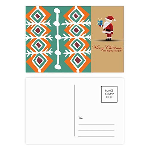 Cartes postales Mexique Totems motif vert style ancien