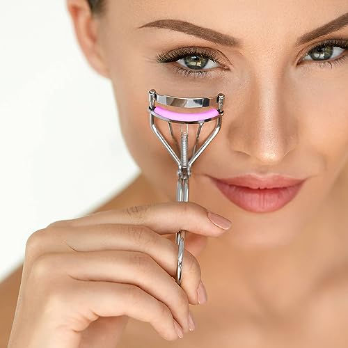 image for Yumflan Eyelash Curler Refills, 80 Pcs Eyelash Curler Pads, Silicone R