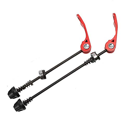 Free-fly MTB Quick Release Bicycle Skewer Set - Front and Rear Mountain Bike Quick Release Skewers - Multiple Color Options