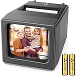35mm Slide Viewer, 2X Magnification and LED Lighted Illuminated Viewing Slide Projector for Old Slides (2AA Batteries included)