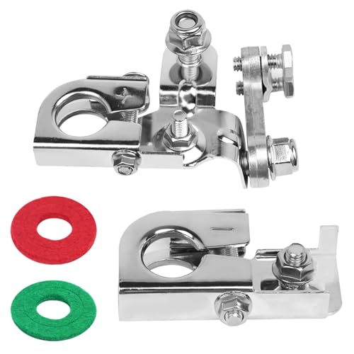 926-882 Positive & Negative Battery Terminal Connector Compatible with Ford Edge 2011-2014, Ford F-150 2011-2017, Lincoln MKX 2011-2015, Battery Terminal Clamps Replace BT4Z14450AA AL3Z14300A 926-879