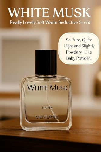 Image of Menjewell - White Musk,Unisex Long Lasting Eau De Parfum For Men and Women With Rose,Amber,Musk,Peach, Ideal for Everyday Use,Luxurious EDP Floral Fragrance,50ml