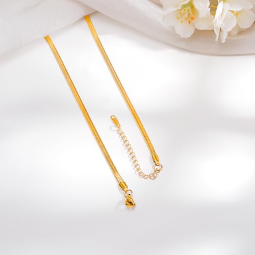 Image of Rubans Demi Fine Stainless Steel Pendant Chain Daily Gift for Women & Girls