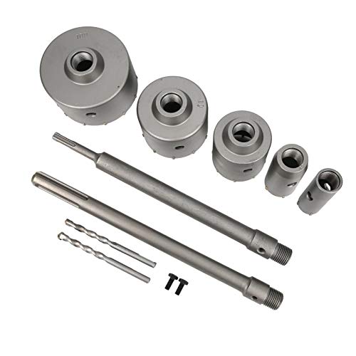 Set 9 Pzas Sierra Copas de Acero para Concreto 30-100mm miniatura 4