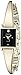 Armitron Women's 75/5322BKGP Diamond-Accented Dial Gold-Tone Bangle Watch
