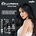ELEVATE Hair Perfecting 3-in-1 Kit Set Includes Natural Thickening Fibers, Applicator Pump Nozzle & Locking Hold Spray | Instantly Conceal Balding Areas (Dark Brown)