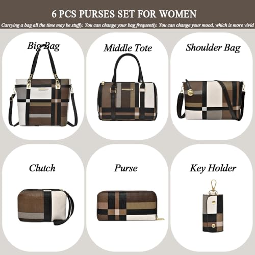 Image of 2E-youth Designer Purses and Handbags for Women Satchel Shoulder Bag Tote Top Handle Bag