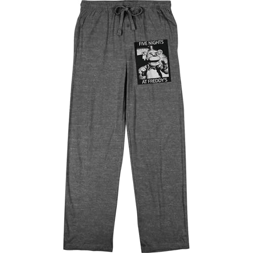 Five Nights of Freddy's Black & White Sleep Pajama Pants
