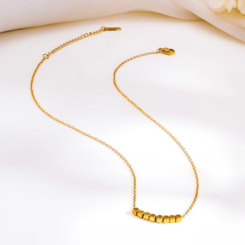 Image of Rubans Demi Fine Stainless Steel Necklace Chain Link Gift for Women & Girls
