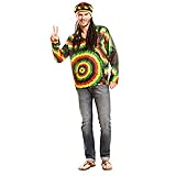 Polyester Partychimp 83-02713 – Jamaïque, Adulte, Taille Unique, Marron