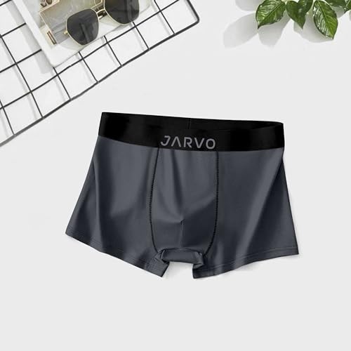 Image of JARVO Men's Nylon Regular Fit Solid Antibacterial Trunks (Pack of 3)
