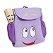 Dora Explorer Backpack Bolsa de rescate con mapa, Juguetes Prekindergarten Purple para regalo de Navidad