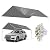 10' x 20' Canopy Replacement Cover for Carport, 220G Heavy Duty Replacement Top Cover for Car Garage, Waterproof & UV Protected Tarp with 48 Ball Bungees (Only Cover, Frame Not Included), Grey