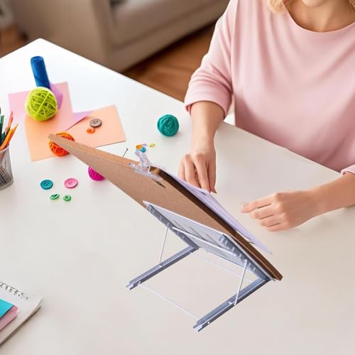 Planche à macramé 12x16 pouces avec épingles, clips et support métal