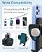 CANHET Gooseneck Phone Holder Mount for Wheelchair/Stroller/Boat/Treadmill/Spin Bike/Mic Stand, Cell Phone Handlebar Clamp with Adjustable Arm for iPhone 16 Pro Max, Galaxy, All 4-7