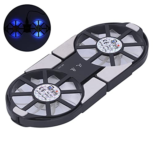 Base enfriadora para laptop Tyenaza con doble ventilador miniatura 6