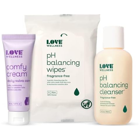 Love Wellness Vulva Moisturizer, Wipes & Wash Set Cover
