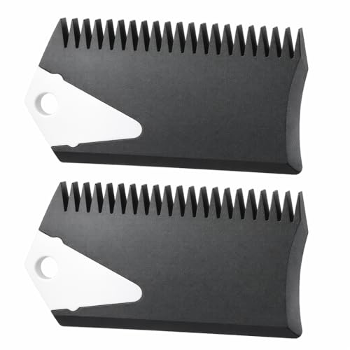 Alomejor Surfboard Wax Comb 2Pcs PVC Surfboard Surfing Wax Comb Remover Cleaner Remover Maintenance...