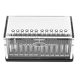 ANNWAH Dental Acrylic Archwire Organizer-Orthodontic Wire Box with Lid for Dental Clinic Arrange and