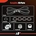 A-Premium Engine Timing Belt Kit Compatible with Audi A4 2002-2005, A4 Quattro 2002-2006, A6 2002-2004, A6 Quattro 2002-2004, 3.0L