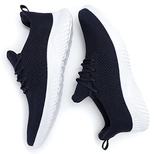 Image of Wrezatro Men's Slip on Walking Shoes Ultra Light Breathable Non Slip Running Shoes Casual Fashion Sneakers Mesh Workout Sports