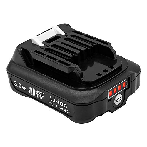マキタ BL1015B 互換バッテリー 10.8V 3000mAh マキタ 残量表示 互換 bl1050 bl1060b bl1040b交換対応 リチウムイオン電池 CL107FDZW 充電式クリーナ 充電式ファン CF101DZ 10.8Vマキタ cl107fdshw バッテリー リチウムイオン電動工具用 無料交換可能 PSE認証取得済み
