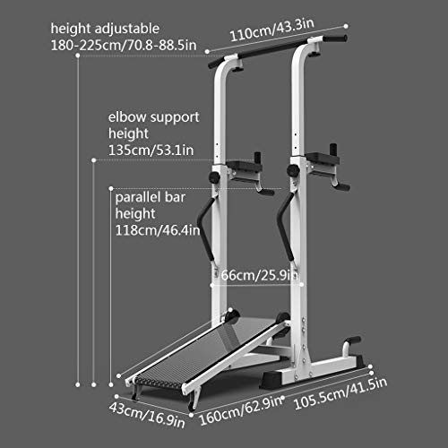 YOT-Power-Tower-with-Bench-Pull-Up-Bar-with-Elbow-Support-Height-Adjustable-Dip-Stand-Station-for-Home-Gym-Strength-Training-Workout-Equipment-660LB-Max-Capacity