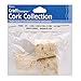 Cork Collection #14, 1-1/4-Inch by 1-1/4-Inch, 3/Pkg