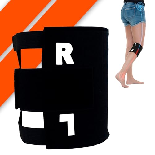 Bonplus BP | Rodillera Ciatica para Dolor de Espalda | Rodillera Compresión Antideslizante para Hombre y Mujer | Rodillera Terapéutica | Alivio Lumbar | Ajustable y Talla Única Ajustable | Salud