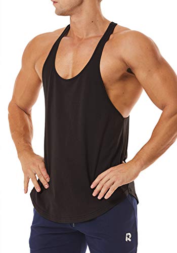 Men's Workout Quick Dry Soft Gym Bodybuilding Stringer Tank Tops