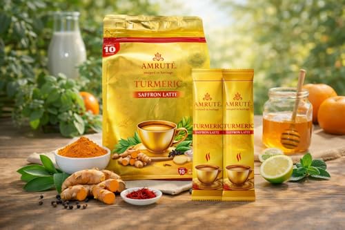 Bebida instantánea de té chai con cúrcuma 10 unidades miniatura 6