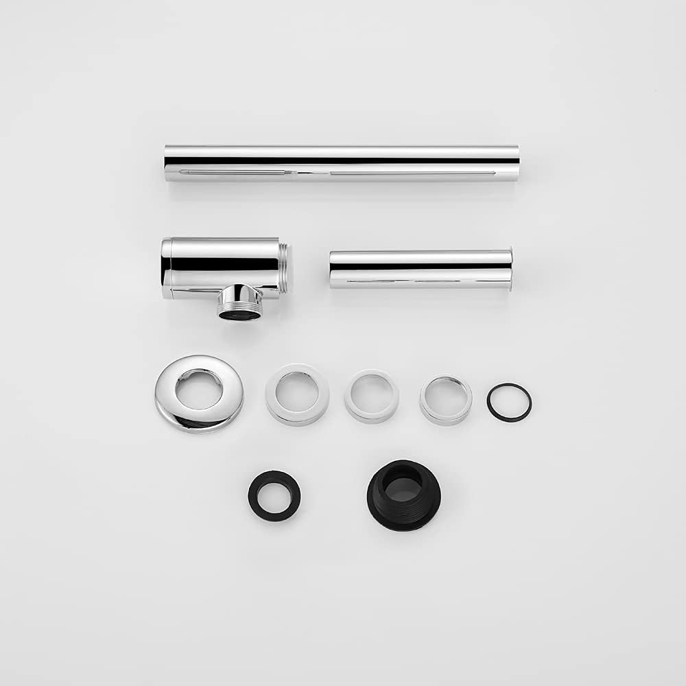 ONECE Siphon de Lavabo 1-1/4"x32 mm Universel Tube de Siphon Réglable en Hauteur Anti-Odeurs, Haute Qualité pour Lavabo Evier | Tube de Siphon Réglable en Hauteur Anti-Odeurs, Haute Qualité pour Lavabo Evier