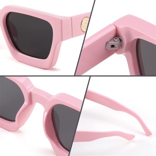 Image of FEISEDY Vintage Small Sunglasses Oval Slender Metal Frame Candy Colors B2277