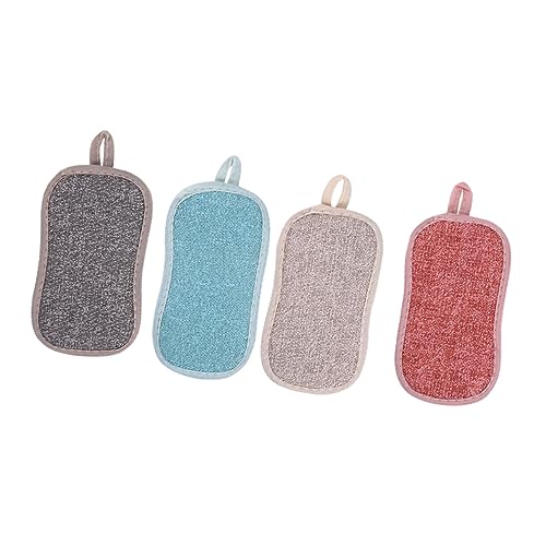 IWOWHERO Pc Set Double-Sided Dishwashing Sponge Pad Kitchen Cleaning Sponge Scrub Pads for Dishes Dish Scrubber Scrub for Random
