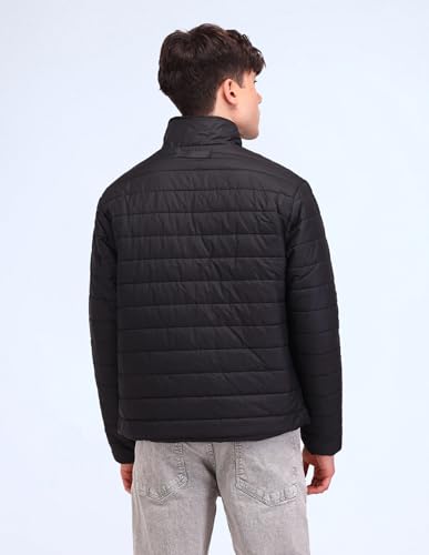 Image of Flying Machine Regular Fit Solid Padded Jacket