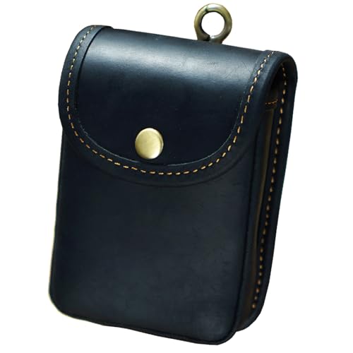 Sac banane EDC en cuir durable et étui double plateau pour cartes de poker et de pont élégant