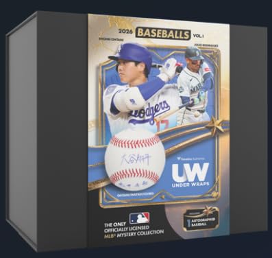 2026 Fanatics Under Wraps Autographed Baseball Volume 1 Hobby Trading Card Box (1 Autographed Baseball Per Box) Look for Ohtani Matsui Ichiro Triple Auto Ball