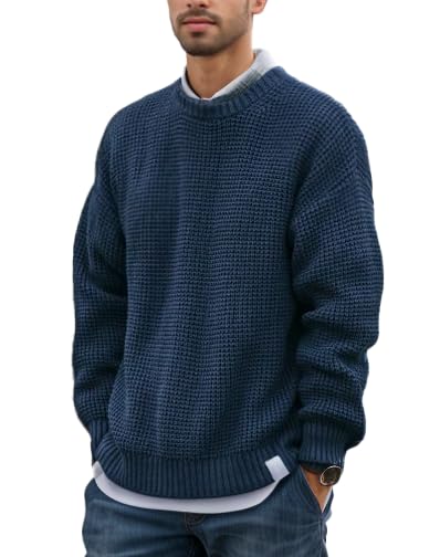 Men Knitted Pullover Sweater Warm Winter Autumn Long Sleeve3