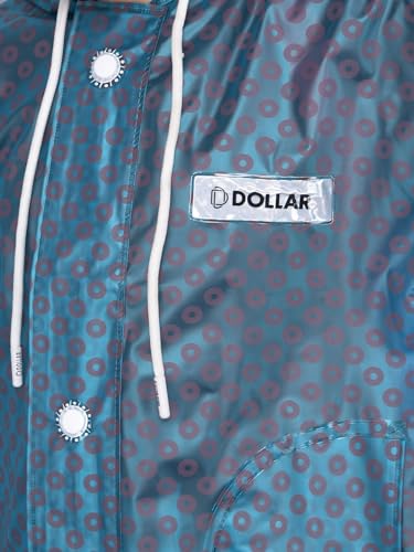 Image of Dollar Rainguard Kids' Full Sleeve Circle Printed Long Raincoat With Adjustable Hood and Pocket