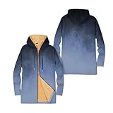 GDGTBNH Casaca Impermeable Hombre Forro Polar Hombre Plumas Ligero Hombre Chaqueta Golf Hombre Pantalones Deporte Hombre Running Hombres Sudadera con Cremallera Chaqueta Nieve Hombre Azul L
